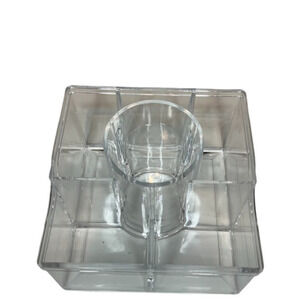 Acrylic brush‎ holder